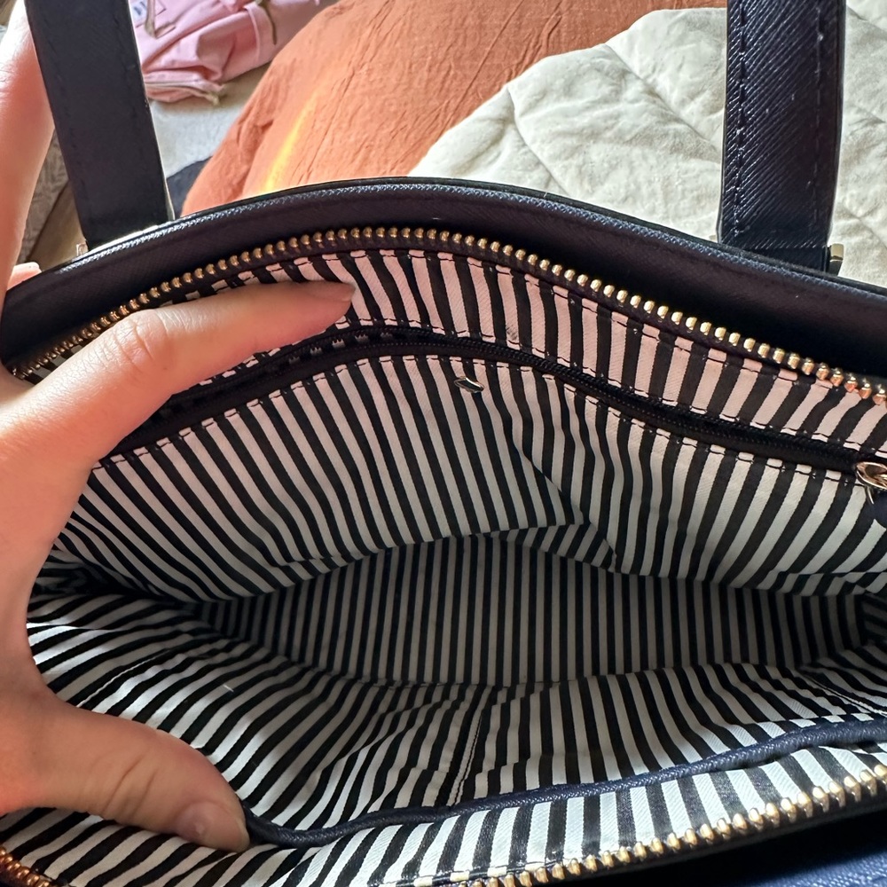 SOLD Kate Spade ♠️ Navy blue purse - Picture 6 of 15